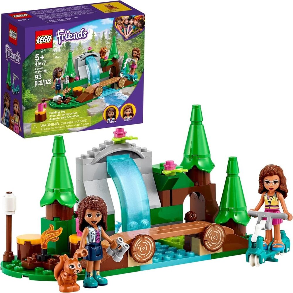 Brand New Lego Friends Forest Waterfall 41677
